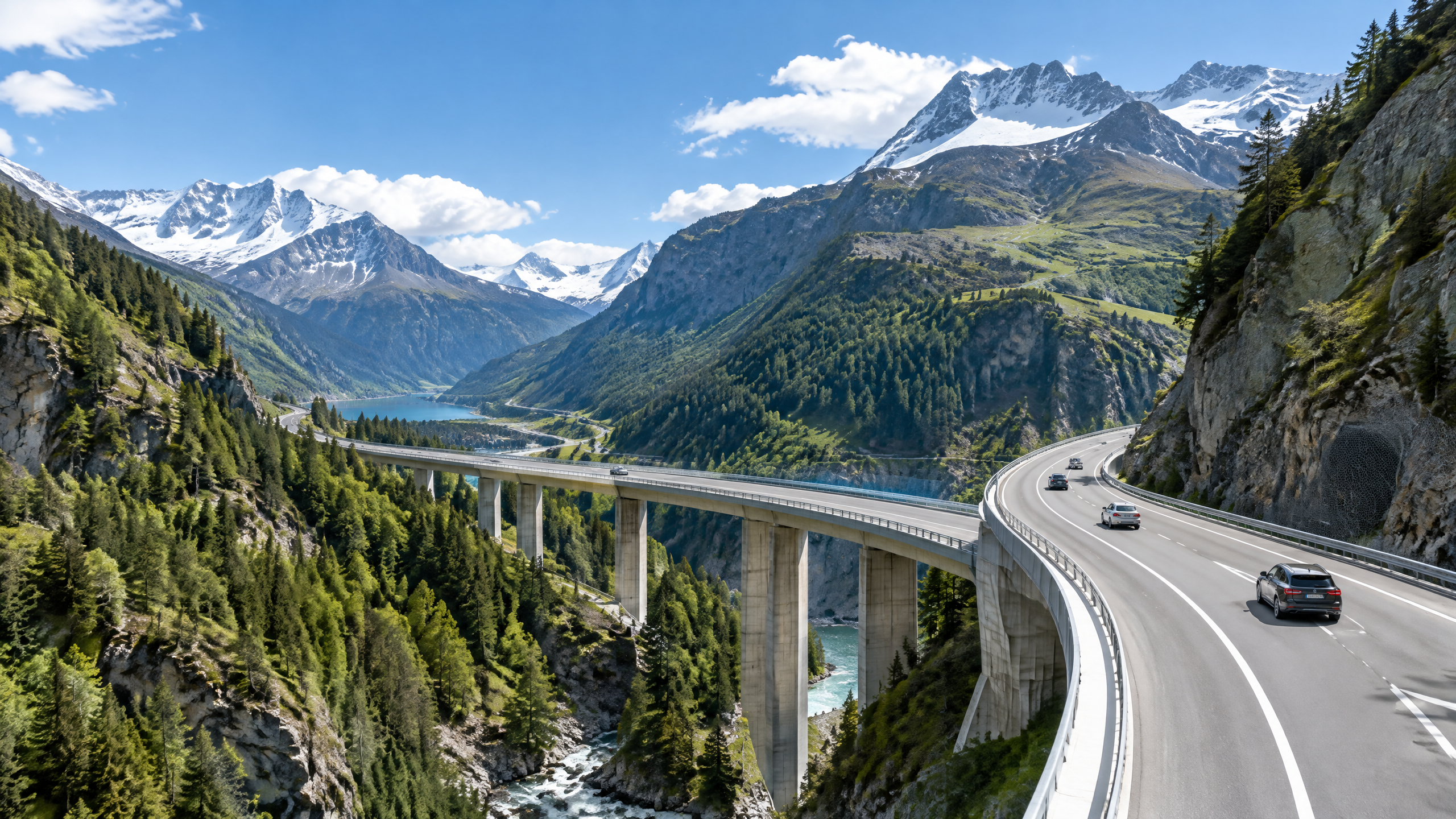 Gotthard und San Bernardino Route